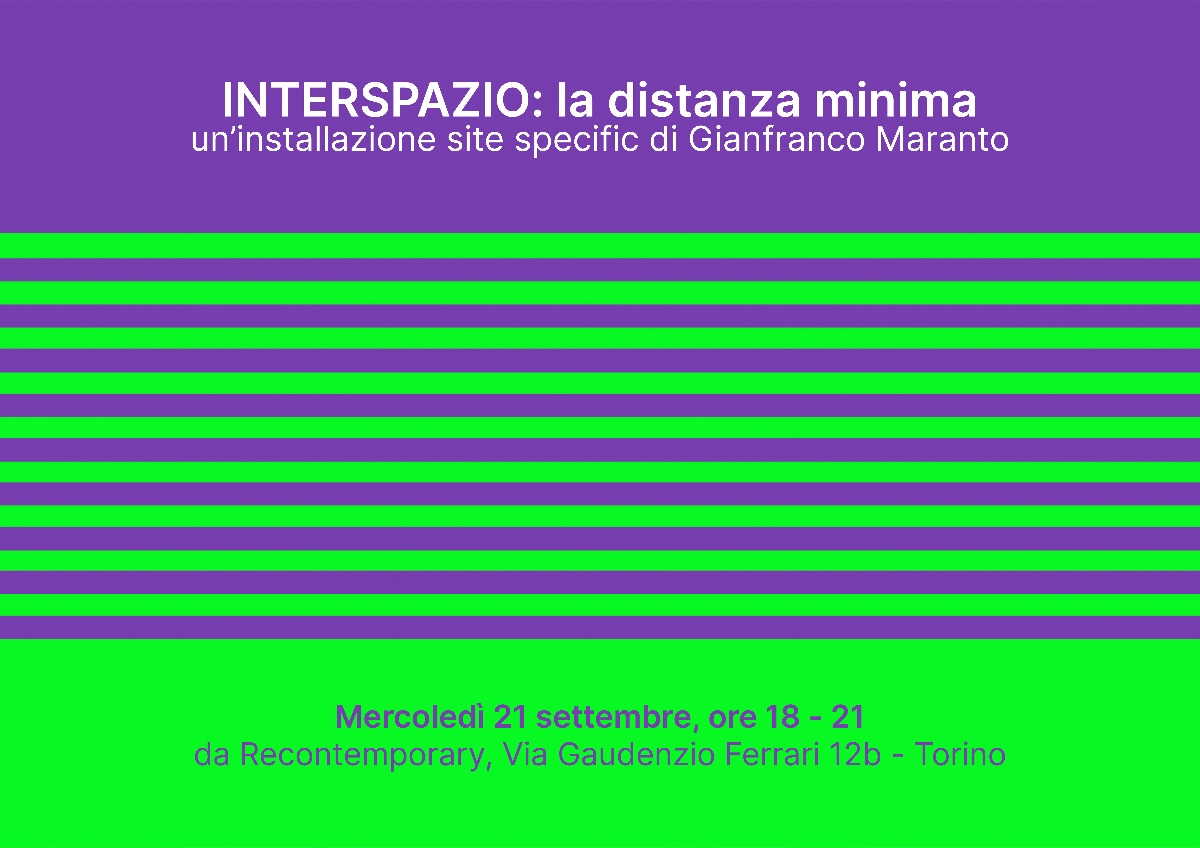 Gianfranco Maranto - Interspazio: la distanza minima